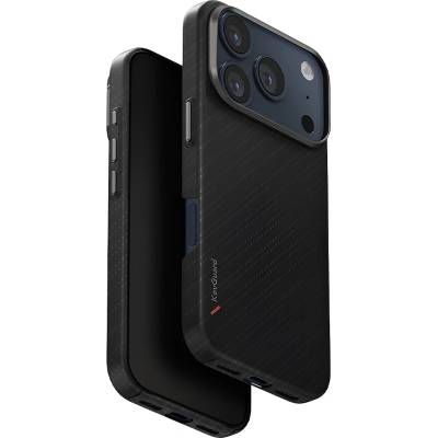Uniq Калъф за iPhone 17 Pro Max - Keva Aramid - UNIQ - Graphite Trace