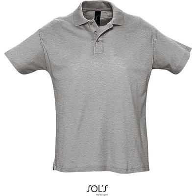 Sol's Summer II Piqué polo sivé mel.