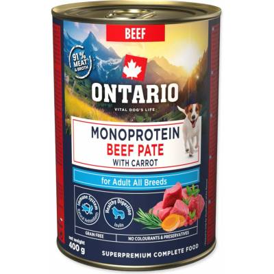 Ontario Adult monoprotein hovädzie paté 6 x 400 g