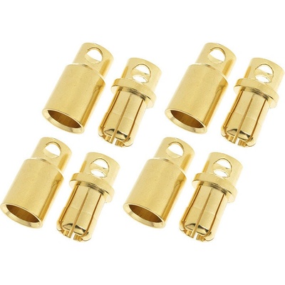 GForce Konektor zlacený 8.0mm 4 páry GF-1000-008