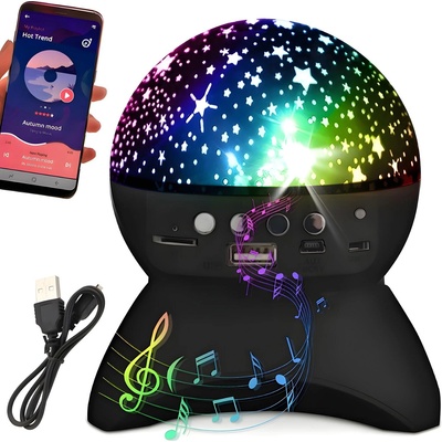 HARAHU Мултифункционален bluetooth говорител - Черен KP39157