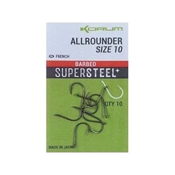 Korum Allrounder Hooks Barbed vel.4 10 ks