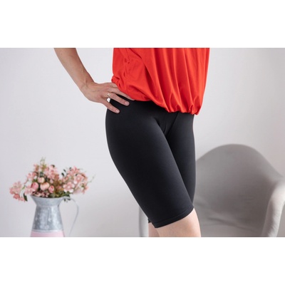 S&L Bambusové legíny nad kolena malá řada XW-1 Černá