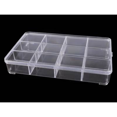 Plastový box / zásobník 15x23x3,4 cm transparent 1 ks