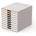 DURABLE Шкаф за документи, пластмасов, 10 чекмеджета, durable "varicolor 10", бял 763027 (763027)