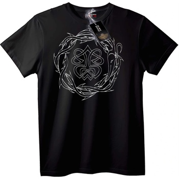 NOONEBRAND Тениска Келтски възел - M, Black