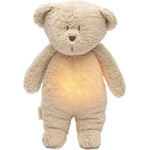 Moonie Мека играчка Moonie Organic 2.0 - Мечо, с нощна лампа и успокояващи звуци, Sand (M-MSA2) - baby
