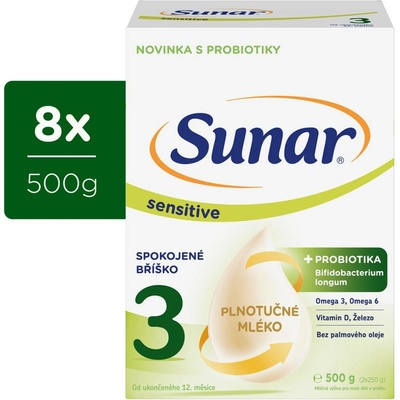 Sunar 3 Sensitive 8 x 500 g
