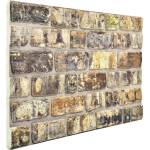 vidaXL Стенни панели 10 бр. 100 x 50 cm Многоцветен EPS пяна (332928)