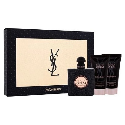 Yves Saint Laurent Black Opium EDP 50 ml + hydratační fluid 2 x 50 ml darčeková sada