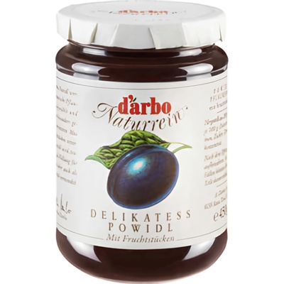 Darbo švestková Povidla 450 g