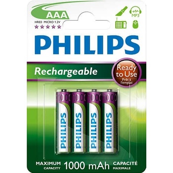 Philips AAA 1000mAh 4ks R03B4RTU10/10