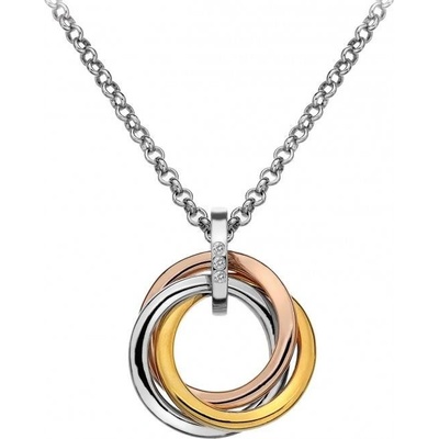 Hot Diamonds Stříbrný přívěsek Trio Rose Gold DP544
