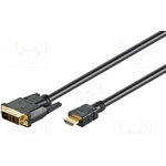 Goobay 51881 1, 5 м кабел HDMI-DVI с позлатено покритие