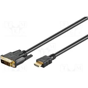 Goobay 51881 1, 5 м кабел HDMI-DVI с позлатено покритие