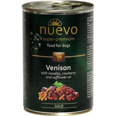 Nuevo Dog Adult Venison Menue 800 g