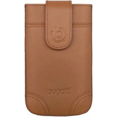Bugatti SlimCase Dublin XL - кожен калъф за iPhone 8, iPhone 7, iPhone 6S и др. (кафяв)
