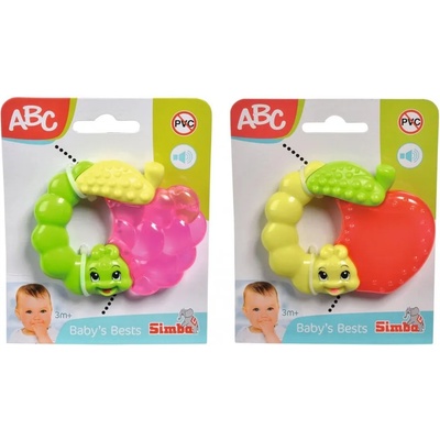 Simba Toys - ABC - Охлаждаща залъгалка гъсеница - 2 вида