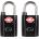 LifeVenture TSA Mini Padlocks Цвят: черен