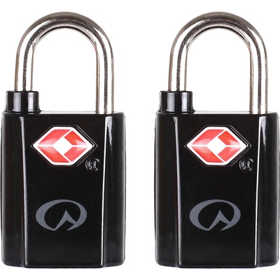 LifeVenture TSA Mini Padlocks Цвят: черен