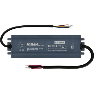 MCLED Napaječ LED 150W 12V/12,5A IP67 ML-732.107.39.0 ML-732.107.39.0