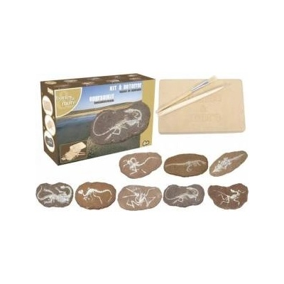 Bones&More Large dinosaur figurine - excavation of stones MIX