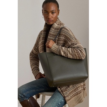 Ralph Lauren Кожена чанта Lauren Ralph Lauren в кафяво 431960183 (431960183)