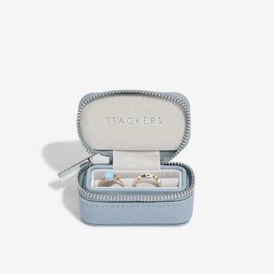 Stackers cestovní šperkovnice na prsteny Ring Box Dusky Blue modrošedá 76200