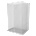 Mexen Rox-3S L 3-стенна раздвижна душ кабина 150 x 80 см, прозрачна, бяла (8C2L-150-080-20-00-3S)