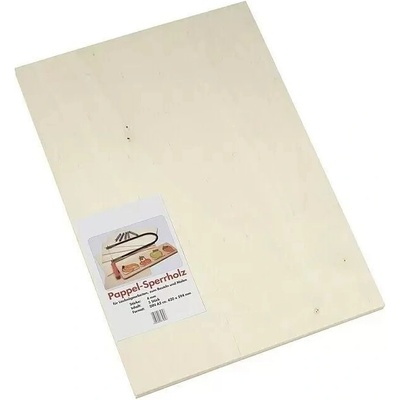 Překližka A2, topol, 594 × 420 × 4 mm, B/BB 21418ST0204