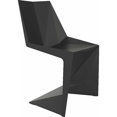 Vondom dětská plastová jídelní židle Voxel Mini černá