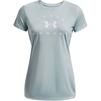 Under Armour Дамска тениска Under Armour Women's UA Tech Solid Logo Arch Short Sleeve - Син