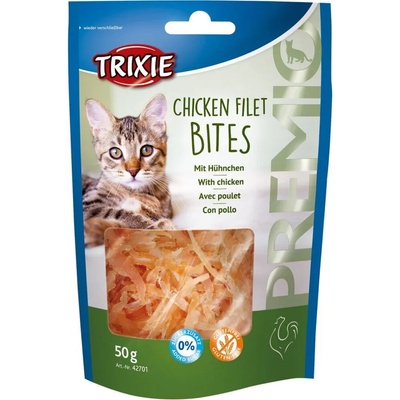 TRIXIE Premio Chicken Filet Bites деликатесно лакомство с парченца пилешко месо 50gr
