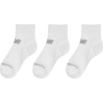 Image 1 of New Balance Юношески чорапи New Balance New 3 Pack Ankle Socks Juniors - White