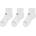 New Balance Юношески чорапи New Balance New 3 Pack Ankle Socks Juniors - White