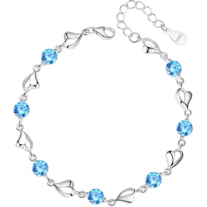 Silenti Jewelry Сребърна гривна "Свободолюбие" - Син