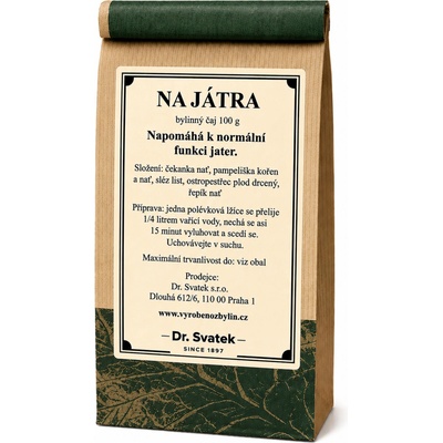 Dr. Svatek Na játra bylinný čaj 100 g