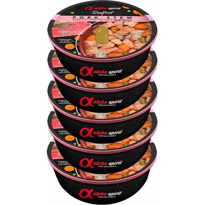 Alpha Spirit Dog Realfood Pork Stew 5 x 280 g