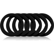 BrushArt Hair Band gumičky do vlasů Black 6 ks