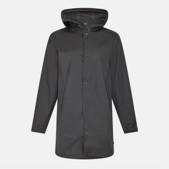 Only Men's Waterproof Lightweight Rain Anorak - Black