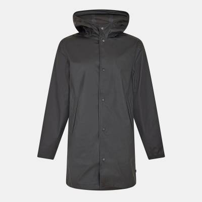Only Men's Waterproof Lightweight Rain Anorak - Black