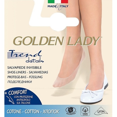 Golden Lady dámske ponožky Ballerina 6P 2 kusy Biela