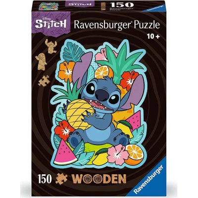 - Puzzle Disney wooden outline puzzle: Stitch - 150 piese