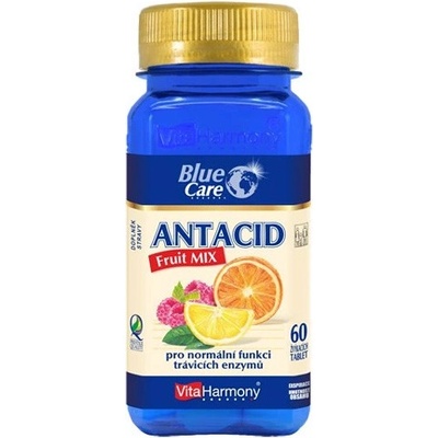 Vitaharmony Antacid Fruit Mix pomeranč citron višeň 60 tablet