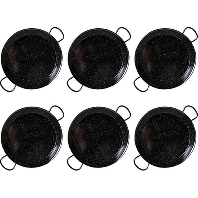 Home Cook Súprava smaltovaných panvic Paella 20 cm 6 ks