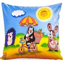 MÚ Polštář Krtek a paraple Krteček 30x30