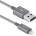 Moshi Integra USB-A Charge and Sync Cable with Lightning Connector - кабел за iPhone, iPad, iPod (120 см) (сив)