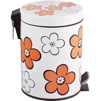 HORECANO G-Кош с педал 12l flower ОРАНЖЕВО (11054a-o) (018584)