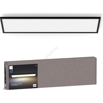 Philips Hue AURELLE LED 39W stropní stmívatelné svítidlo 120x30 cm černé (P6834)