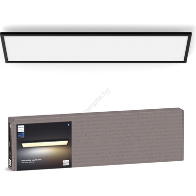 Philips Hue AURELLE LED 39W stropní stmívatelné svítidlo 120x30 cm černé (P6834)
